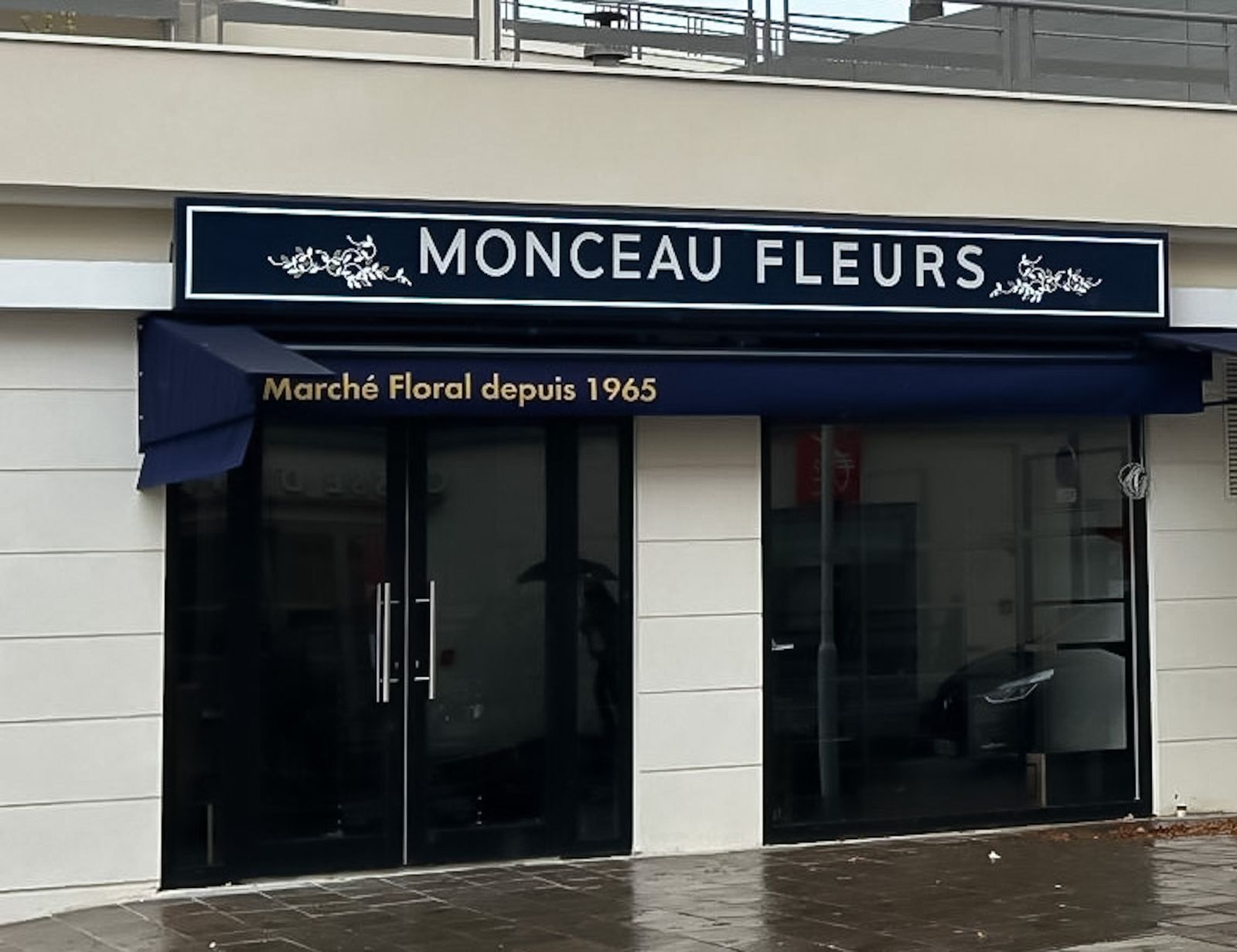 Fleuriste, Store banne · Bandeau, Paris 4e