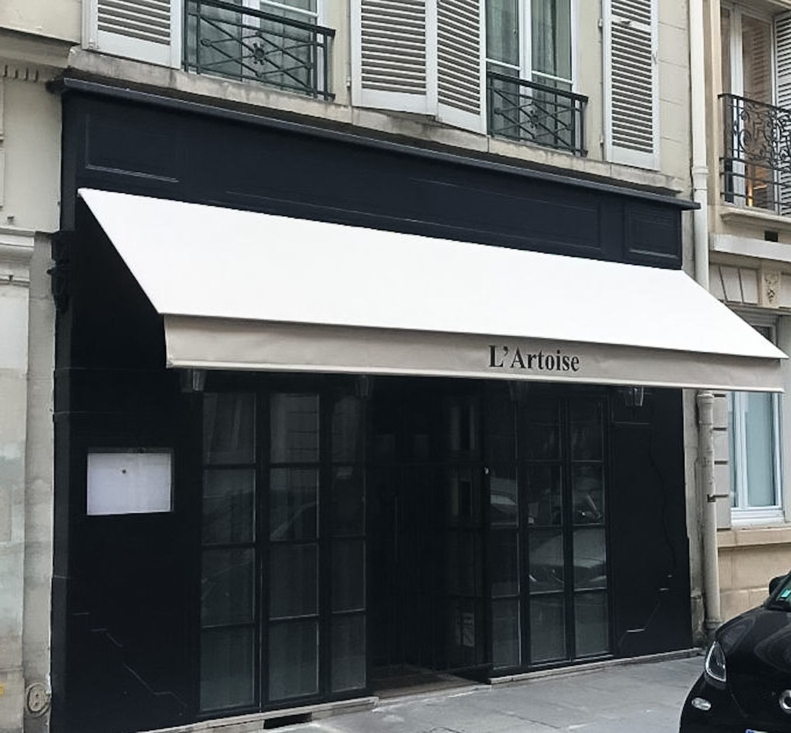 Restaurant, Store banne · Devanture · Bandeau, Paris 1e